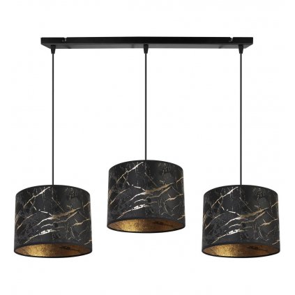 wiszaca lampa zyrandol na listwie werona ze zlotym wzorem