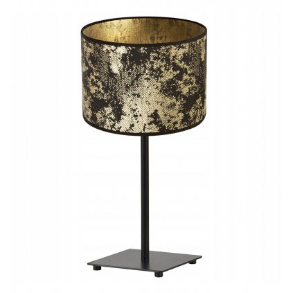 elegancka lampa stolowa werona gia z abazurem wzor zloty