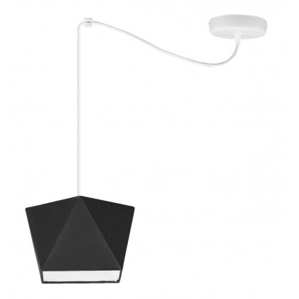 lampa sufitowa wiszaca z abazurem pojedyncza