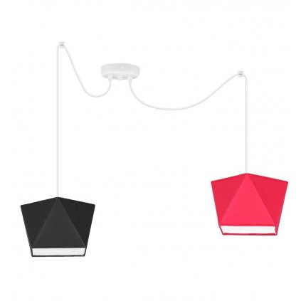 nowoczesna lampa wiszaca pajak z abazurami zyrandol