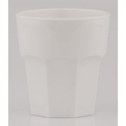 poliweglan szklanka 250ml biala premium