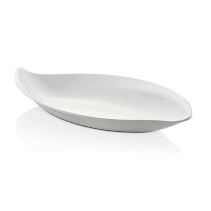 melamina leaf polmisek 46x25cm bialy