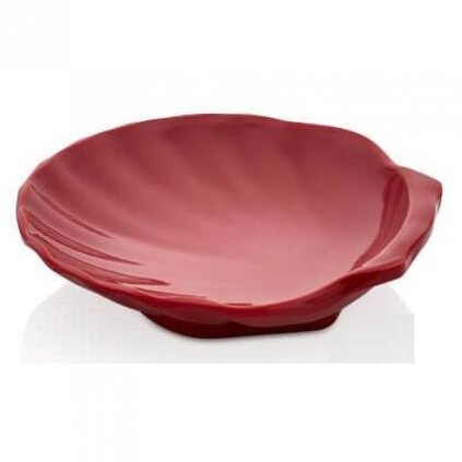 melamina oyster miska do przystaw czerwona 80ml