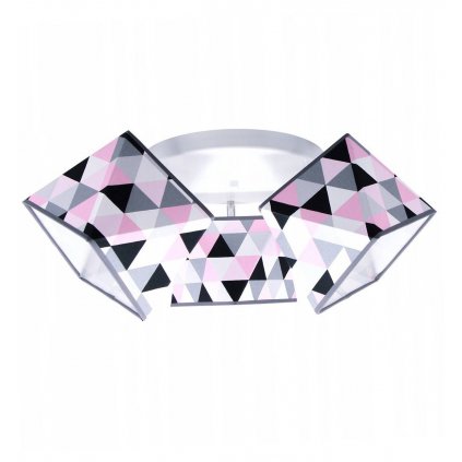 nowoczesna lampa sufitowa zyrandol abazury we wzory