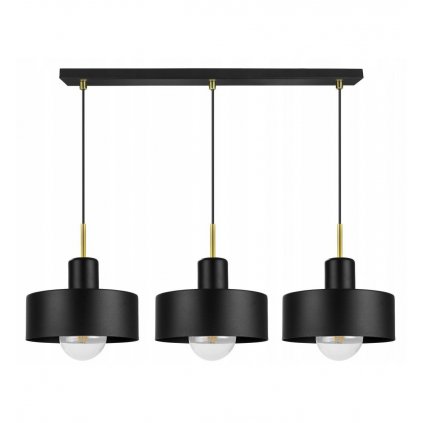 metalowa regulowana lampa wiszaca z matowym wykonczeniem