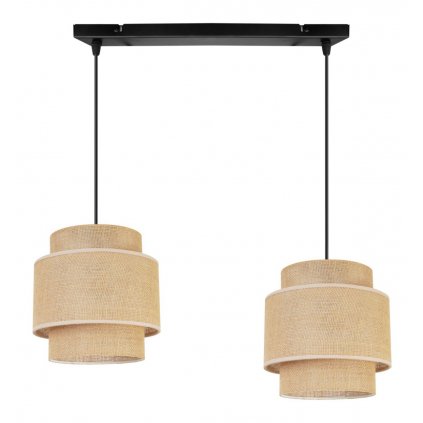 nowoczesna lampa wiszaca boho na listwie