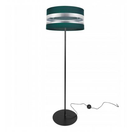 stojaca lampa elegancka nowoczesna z abazurem
