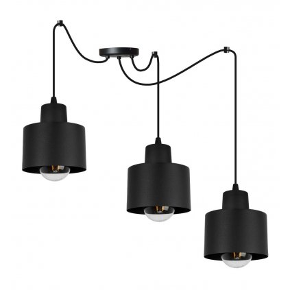 nowoczesna metalowa lampa wiszaca typu pajak panta led e27