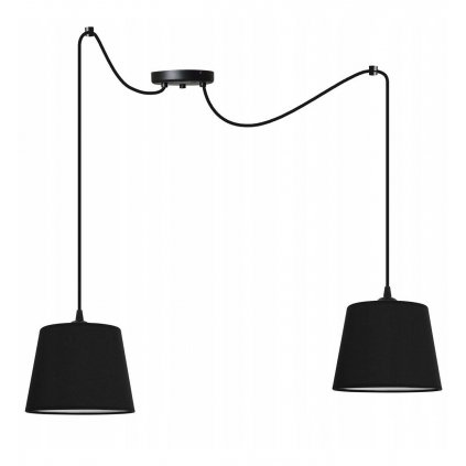 nowoczesna lampa wiszaca z abazurem