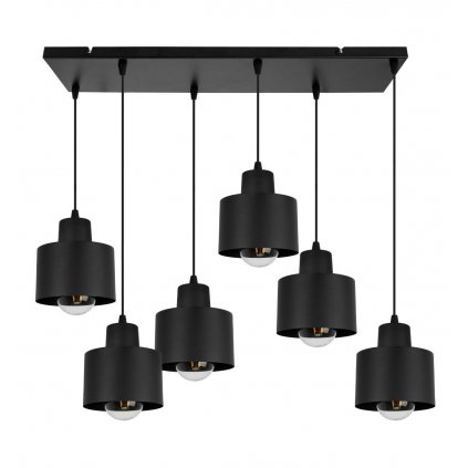 lampa wiszaca nowoczesna metalowa na szerokiej listwie panta led e27