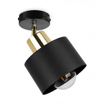 lampa scienna sufitowa kinkiet regulowany czarny panta