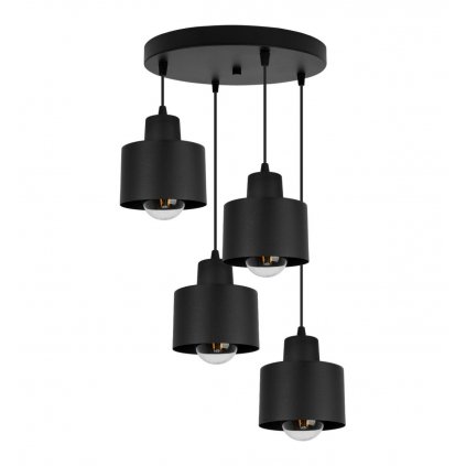 lampa wiszaca nowoczesna metalowa na podsufitce panta led e27