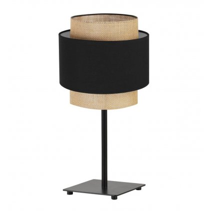 lampa stolowa boho gia z abazurem z juta