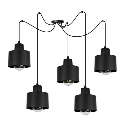 lampa wiszaca metalowa typu pajak w stylu nowoczesnym panta led e27