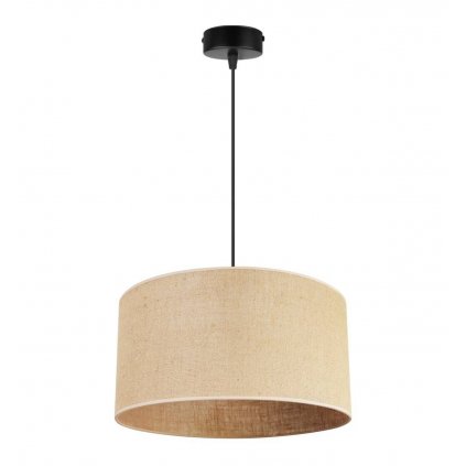 stylowa lampa wiszaca z abazurem juta 35cm