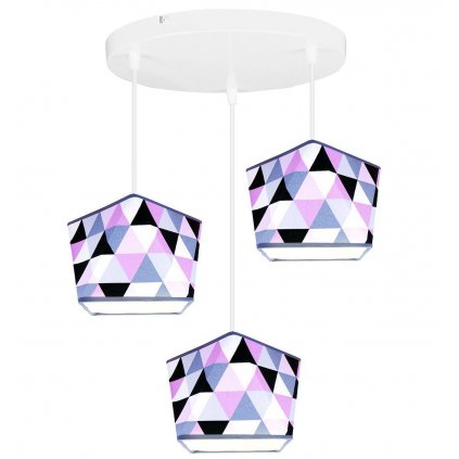 lampa wiszaca nowoczesna abazury we wzory