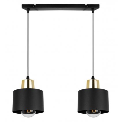 lampa nowoczesna wiszaca czarna panta na listwie