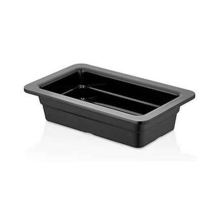 x melamina pojemnik gn 1 4 265x162x65 czarny