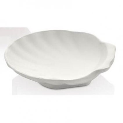 melamina oyster miska do przystawek biala 80ml