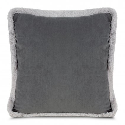 VÁNOČNÍ DEKORAČNÍ POVLAK NA POLŠTÁŘ BOW 1KS 45X45 CM TMAVĚŠEDÁ