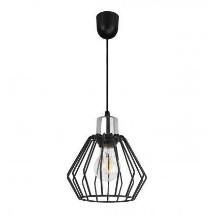 lampa sufitowa metalowy klosz druciak industrialny nuvola