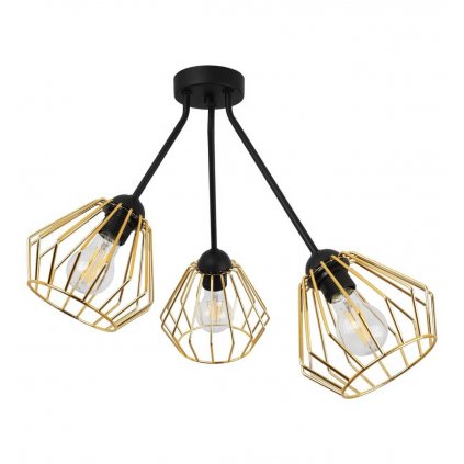 nowoczesna lampa wiszaca w stylu loftowym trio santos