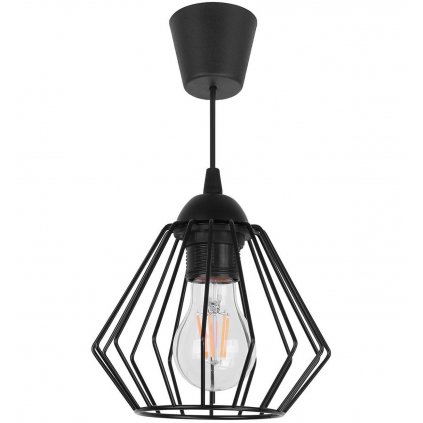 lampa wiszaca loft pojedyncza metalowa edison