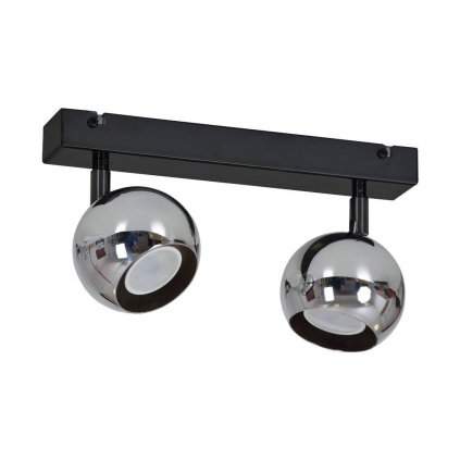 lampa nowoczesna plafon sufitowa oryginalna ball spot chrom