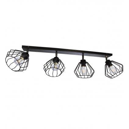 lampa sufitowa w stylu loft zyrandol metalowy led