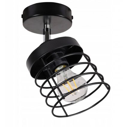 lampa sufitowa plafon metalowy loft led
