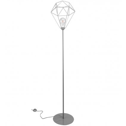 lampa podlogowa industrialna z metalu loft