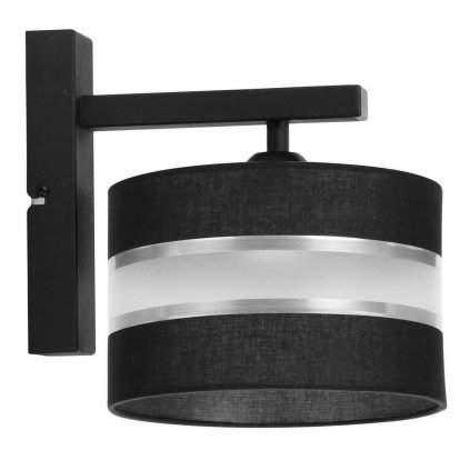 nowoczesny kinkiet z abazurem lampa na sciane