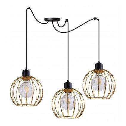 regulowana industrialna lampa wiszaca z metalu