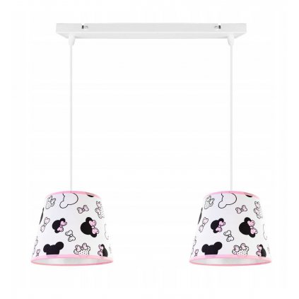 pastelowa regulowana lampa wiszaca do pokoju dziewczynki