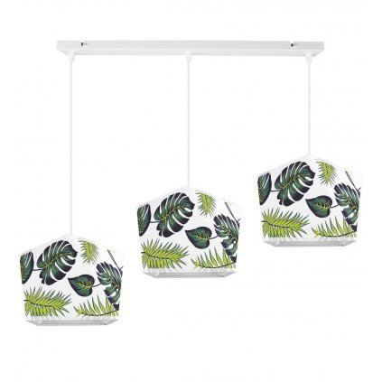 lampa wiszaca sufitowa abazury liscie regulowana