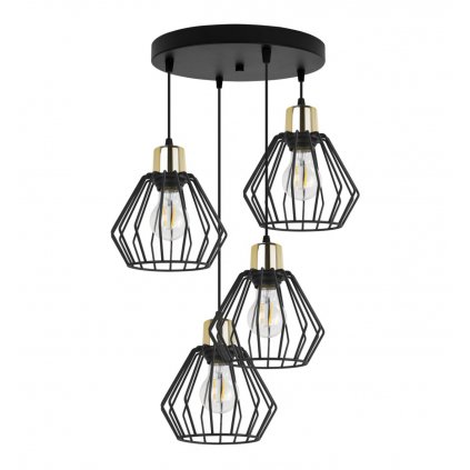 lampa wiszaca na podsufitce metalowe klosze loft nuvola