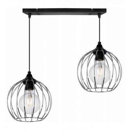 lampa wiszaca nowoczesna loft regulowana metalowa