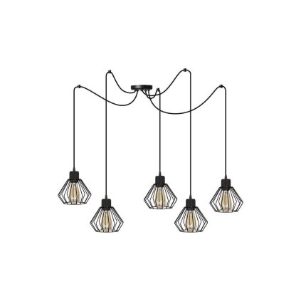 nowoczesna loftowa lampa wiszaca regulowana typu pajak