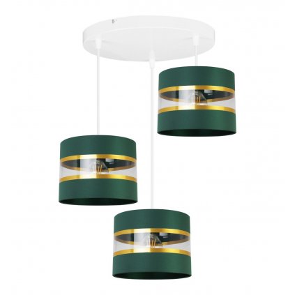 nowoczesna lampa wiszaca na podsufitce elegance gold abazury