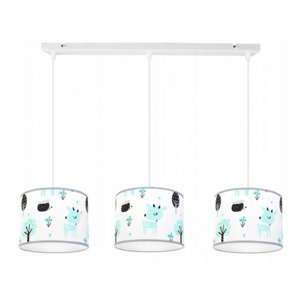 lampa wiszaca z abazurami dziecieca