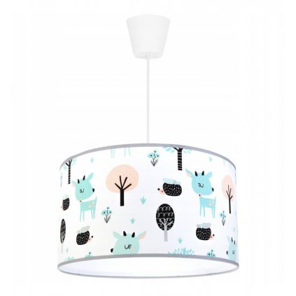 dziecieca lampa wiszaca motyw lasu