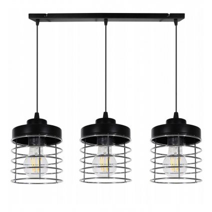 nowoczesna lampa sufitowa loft z metalu