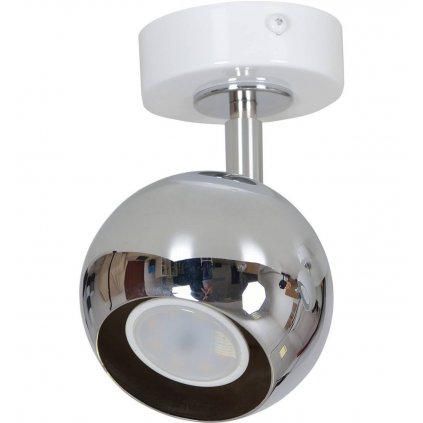 lampa kinkiet ball chrom plafon