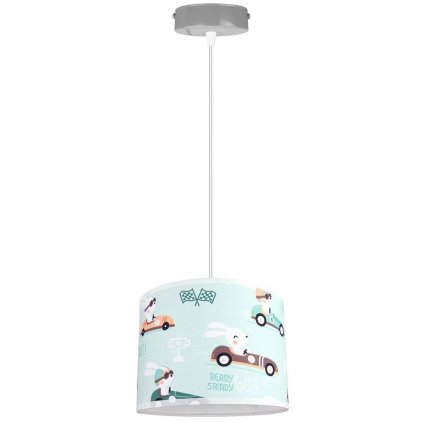 lampa wiszaca do pokoju dziecka abazur we wzory