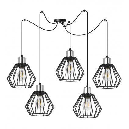 lampa wiszaca typu pajak druciane klosze spider nuvola