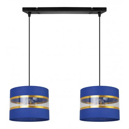 nowoczesna lampa wiszaca na listwie elegance gold z abazurami