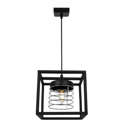 regulowana lampa wiszaca rasti cage zwis metalowy loft