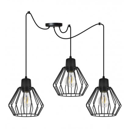 lampa wiszaca typu pajak industrialna klosze metalowe nuvola led e27