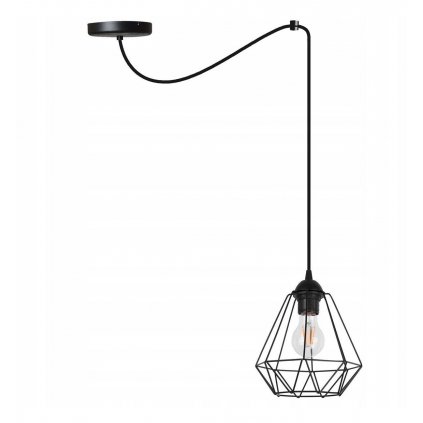 druciana lampa loftowa typu pajak