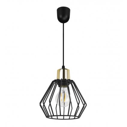 lampa sufitowa metalowy klosz druciak styl loftowy nuvola